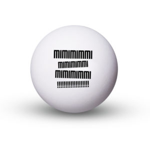 mimimimi, Tischtennisball, personalisierter Tischtennisball
